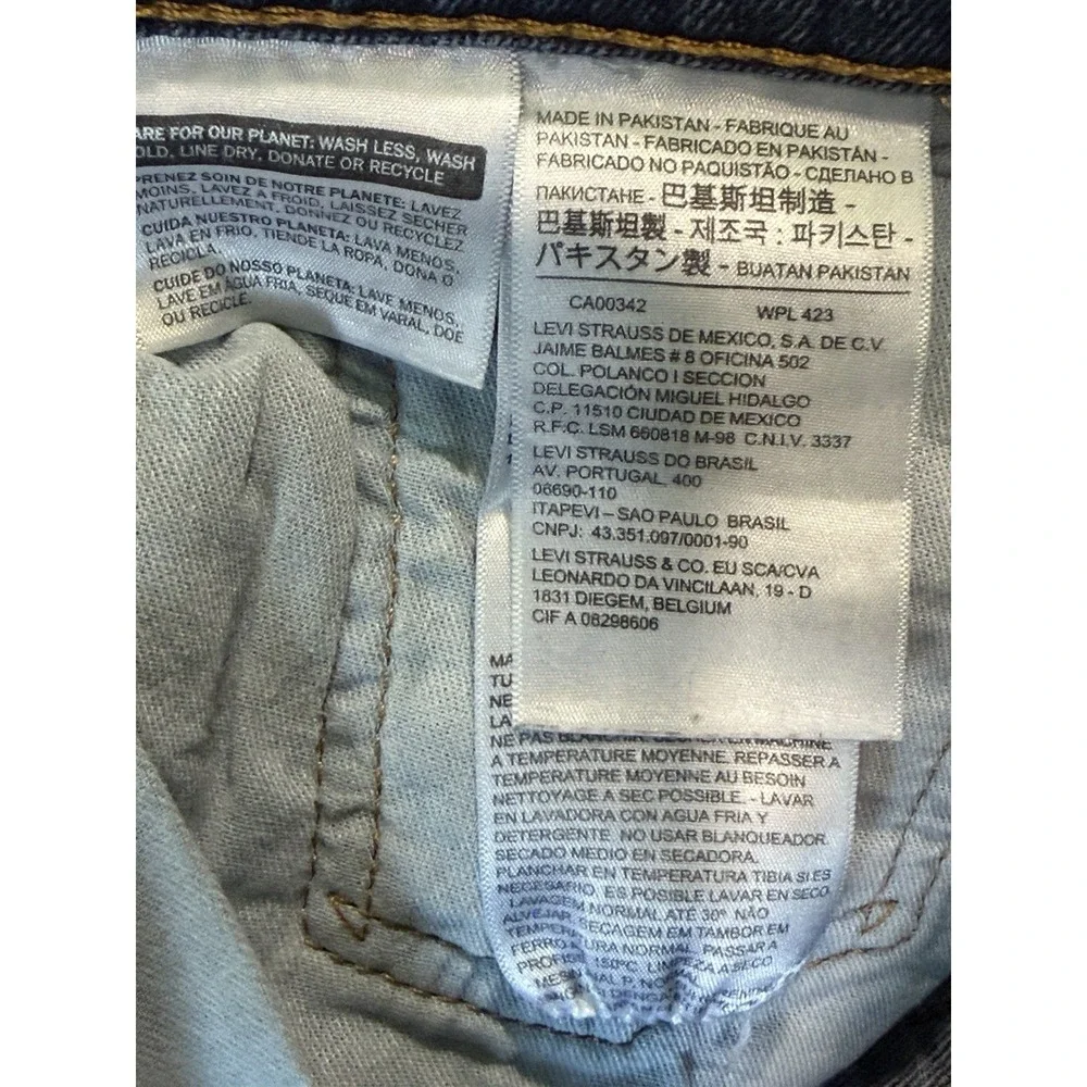 Levis 541 Mens Blue Jeans Size 32X34‎ Medium Wash Actual 33X32 Stretch